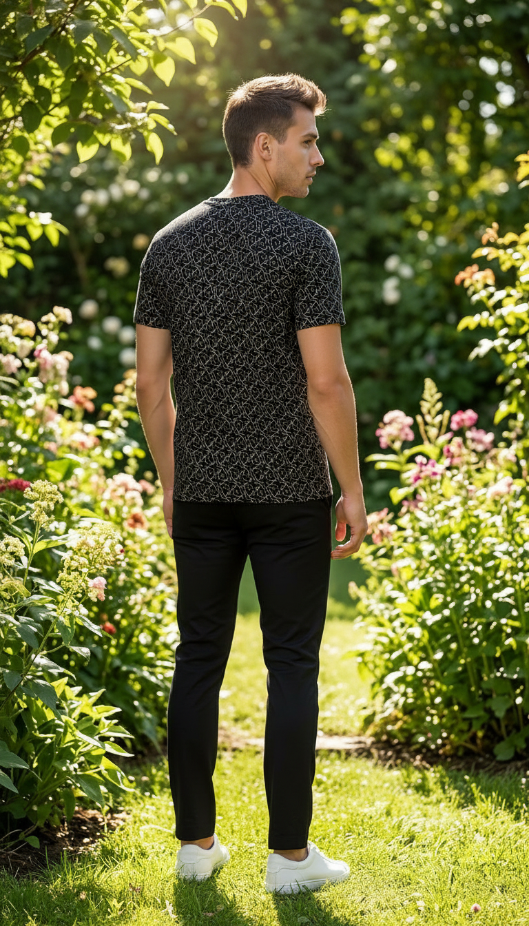 AX Patterned T-Shirt view 2