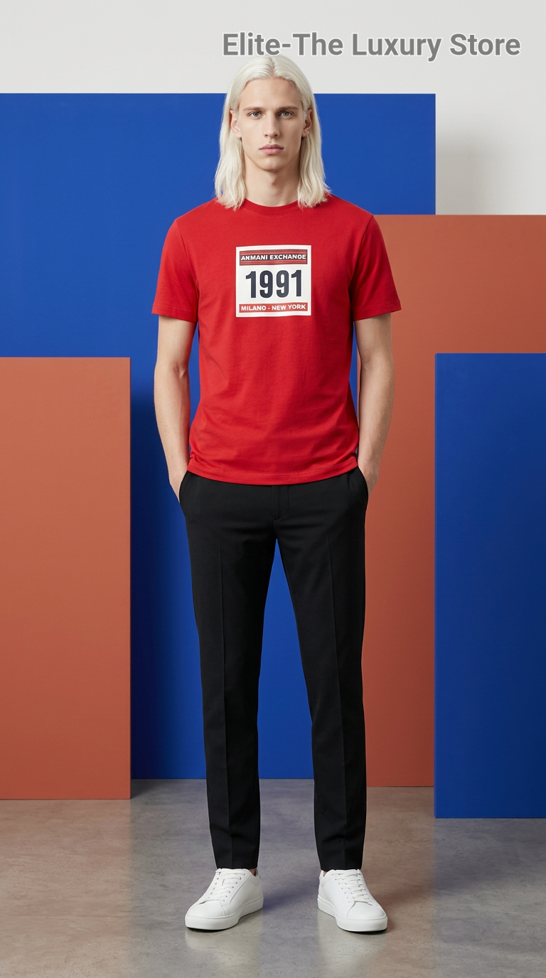 AX Red Graphic T-Shirt