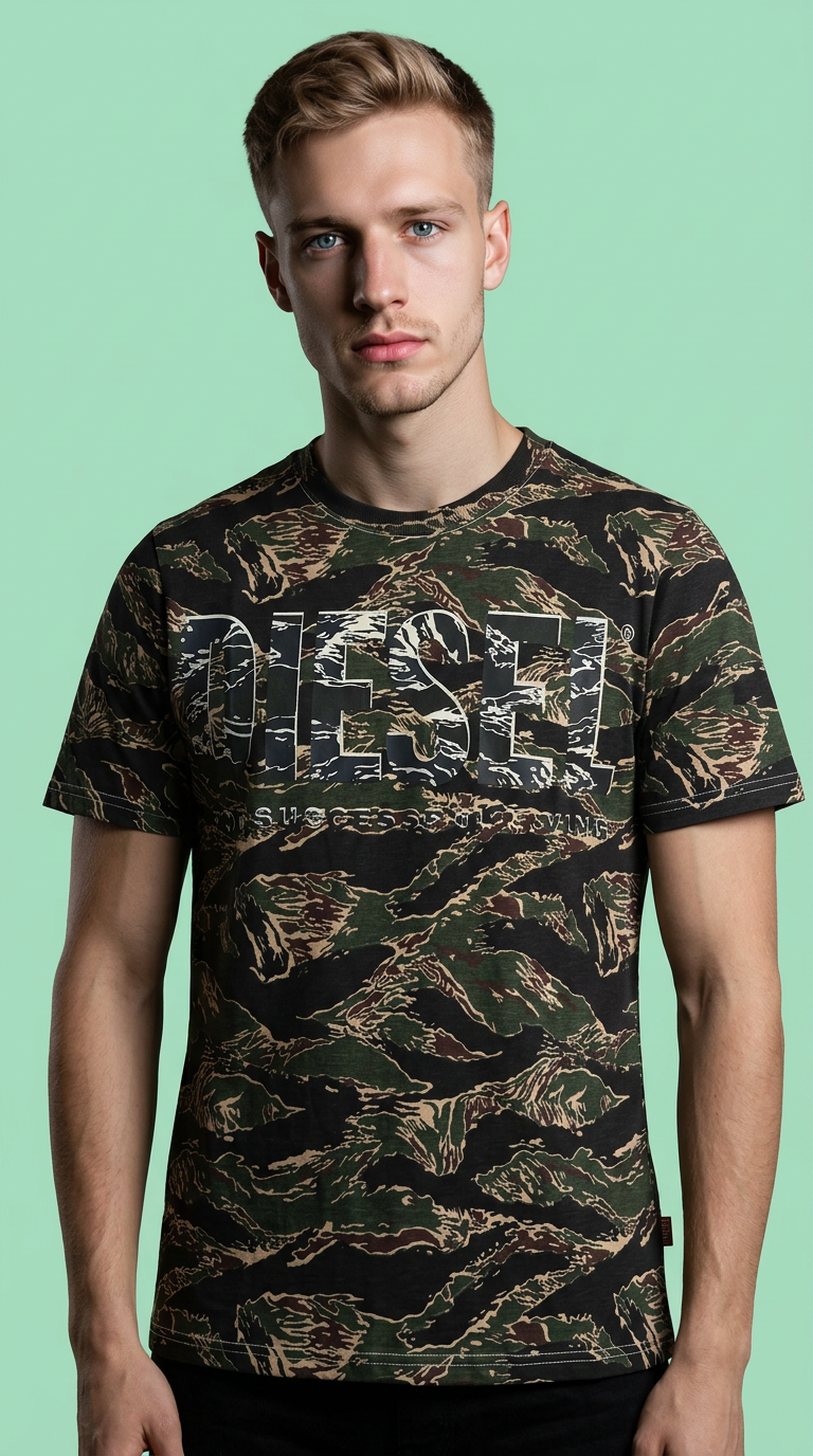 Camo T-shirt view 2