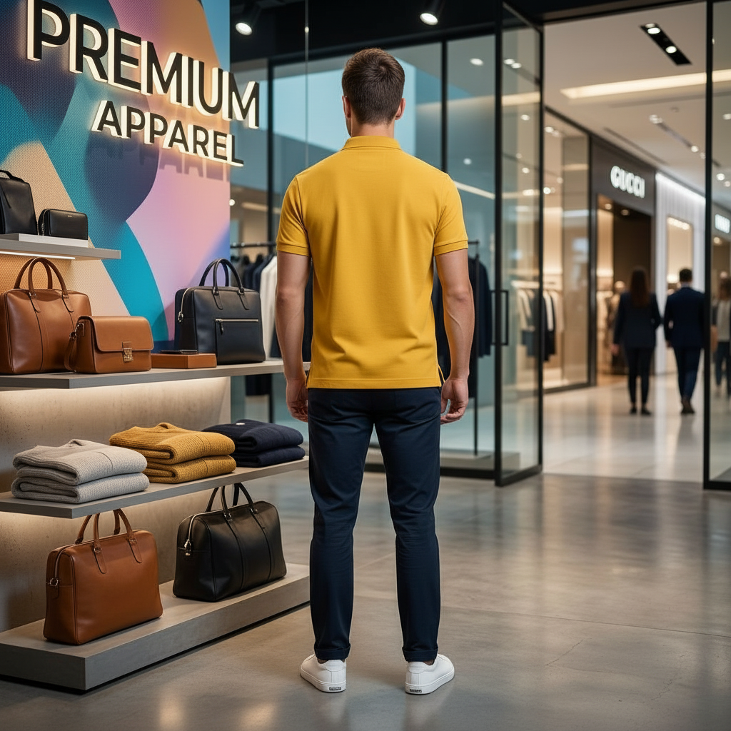 Yellow Polo Shirt view 2