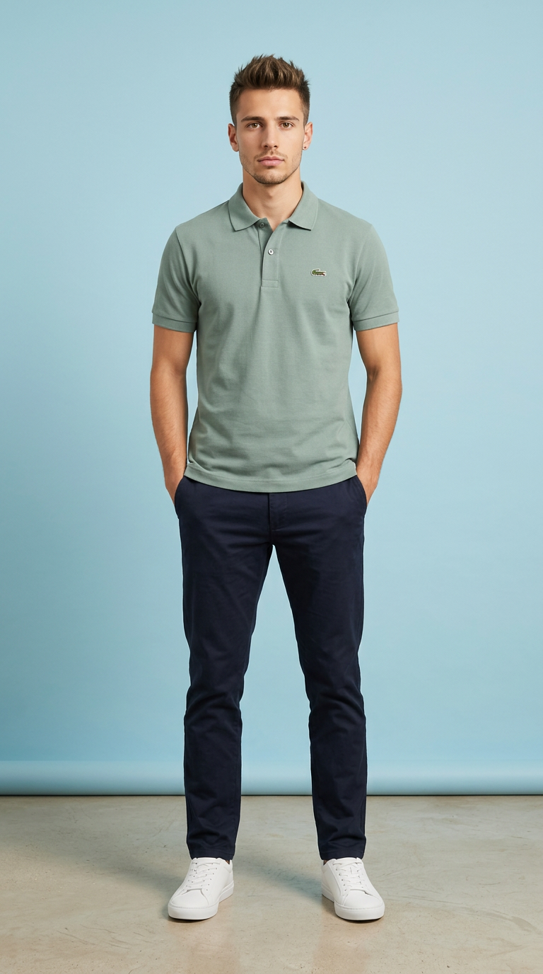 Greenish Grey Polo Shirt