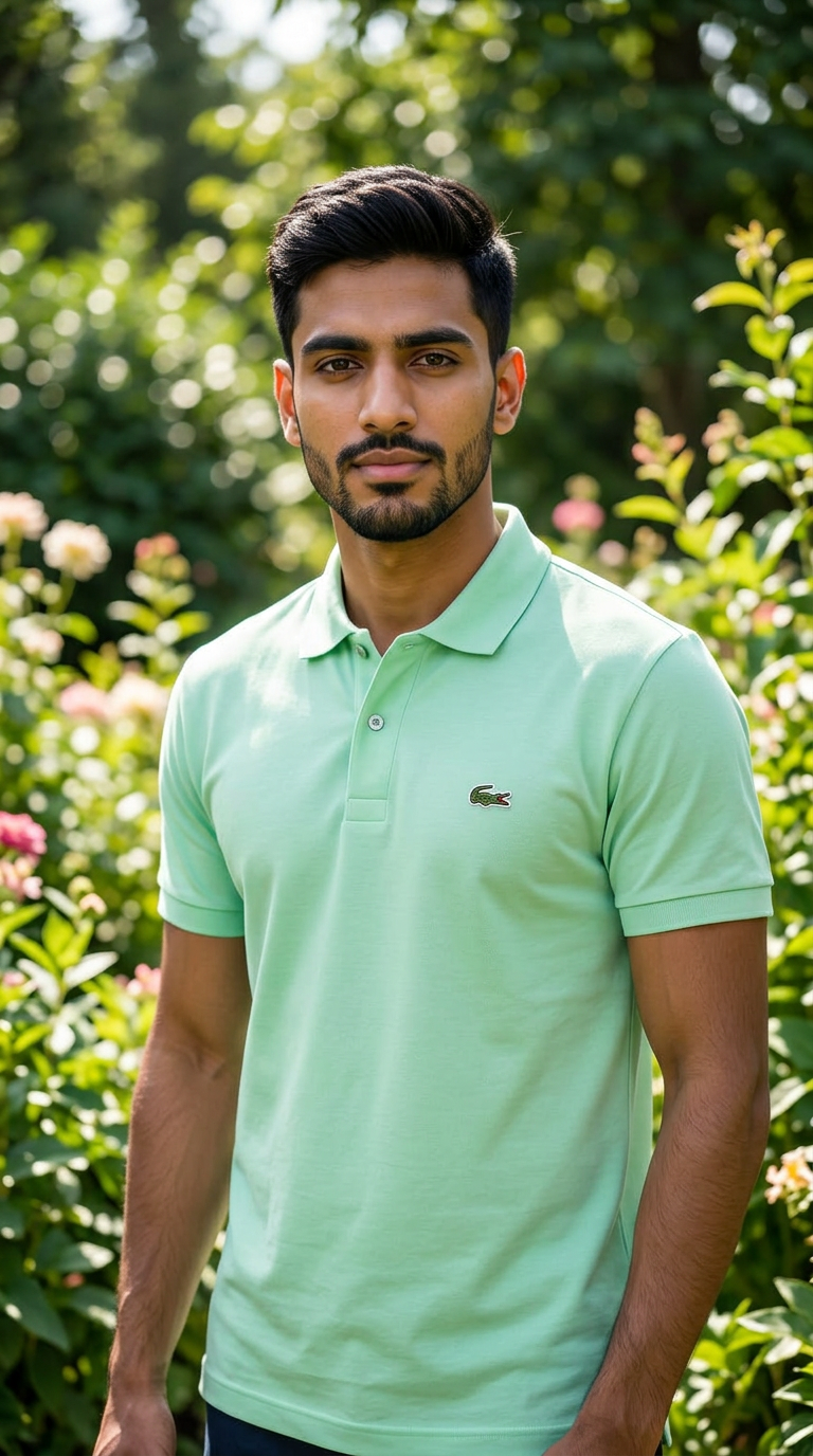 Light Green Polo T-shirt