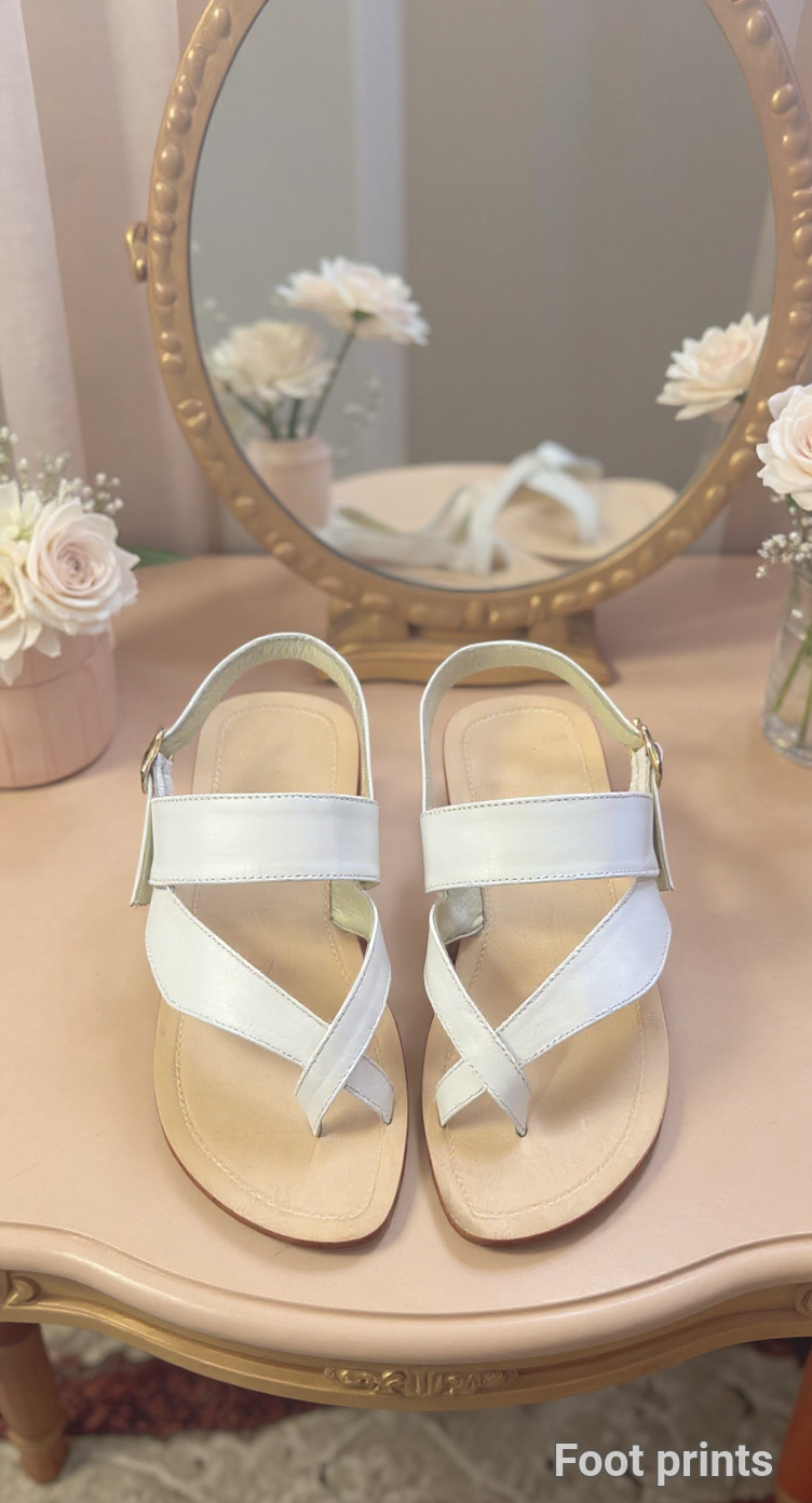 Elegant White Sandals