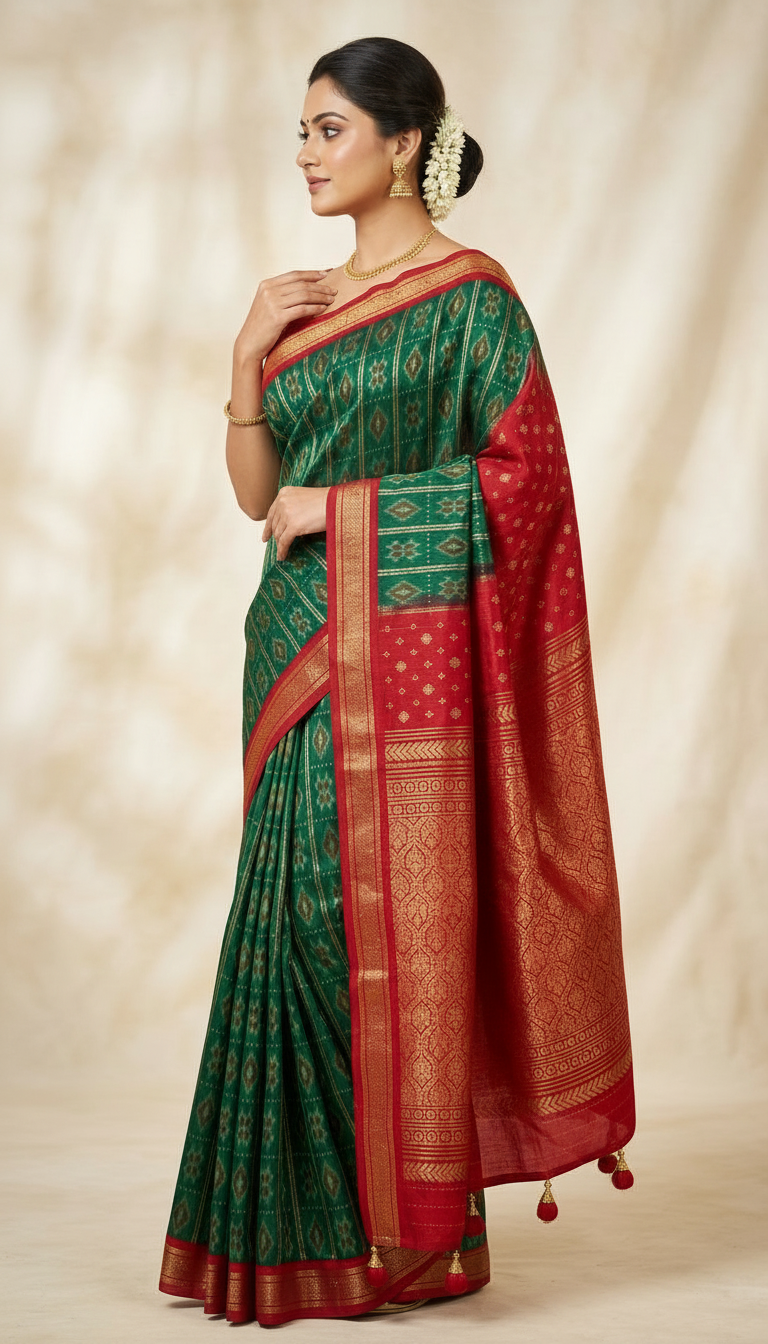 Traditional Silk Saree view 4