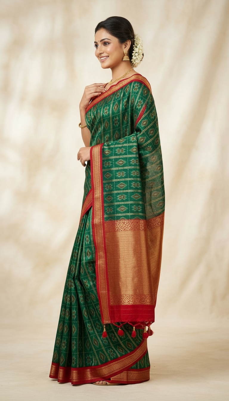Traditional Silk Saree view 3