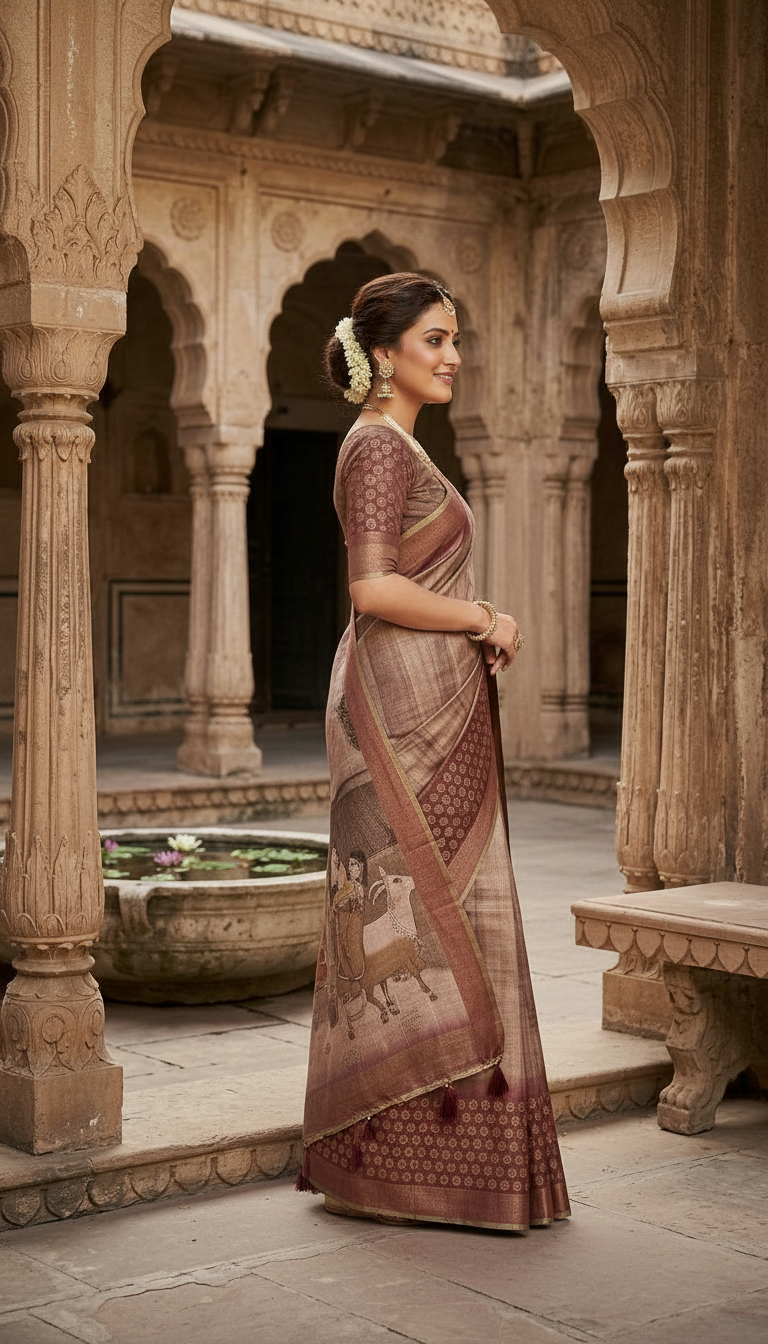 Artistic Silk Saree by Samhitha Silks view 2