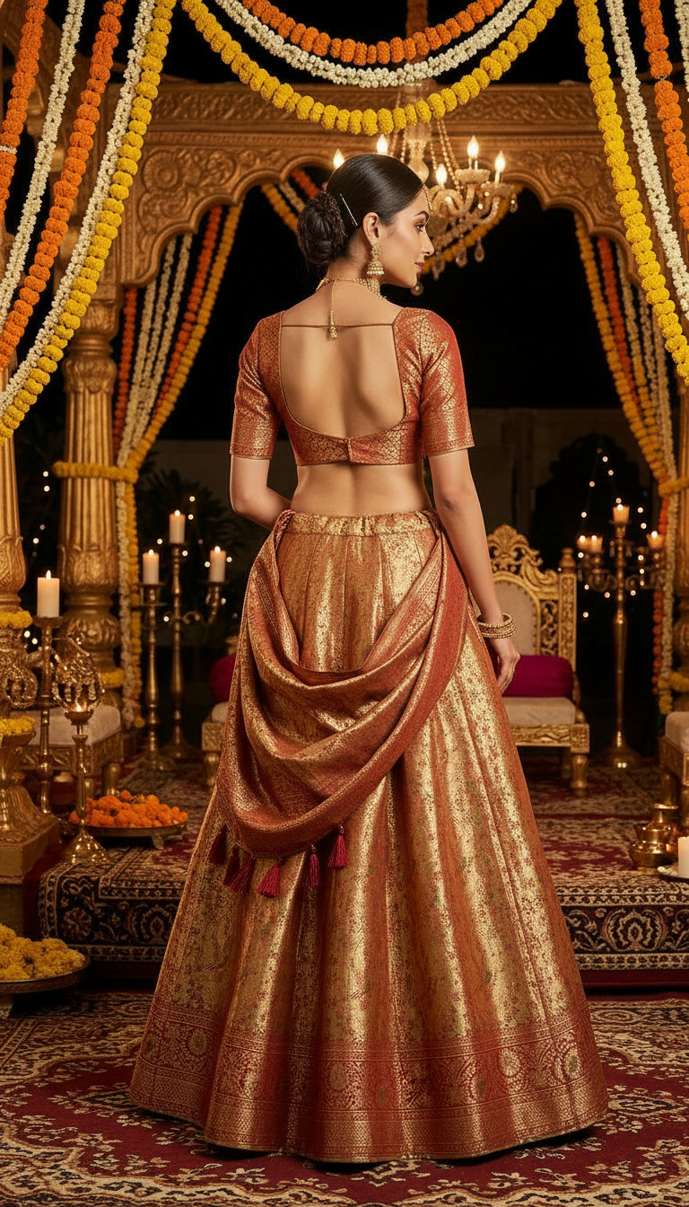 Traditional Wedding Lehenga view 3