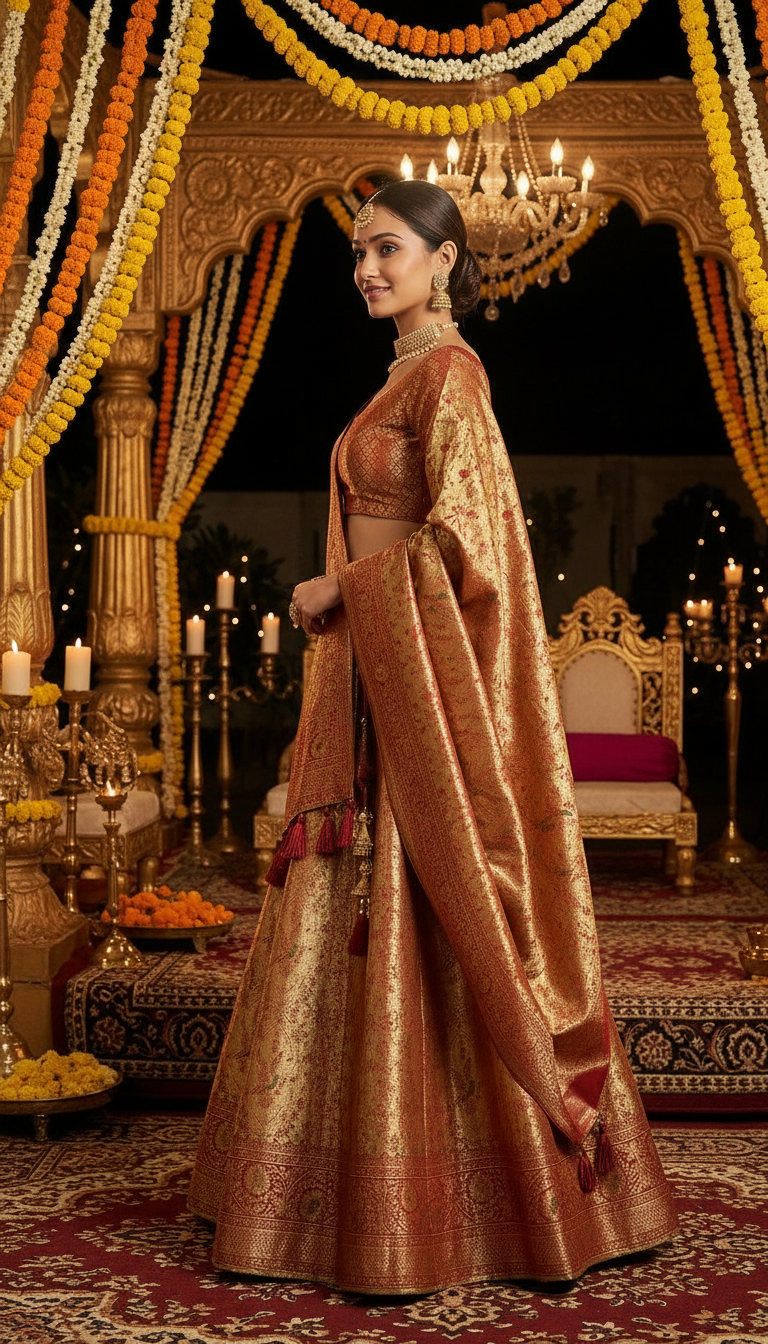 Traditional Wedding Lehenga view 2