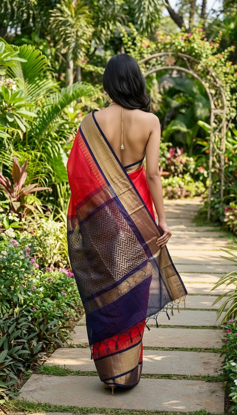 Elegant Silk Saree view 3