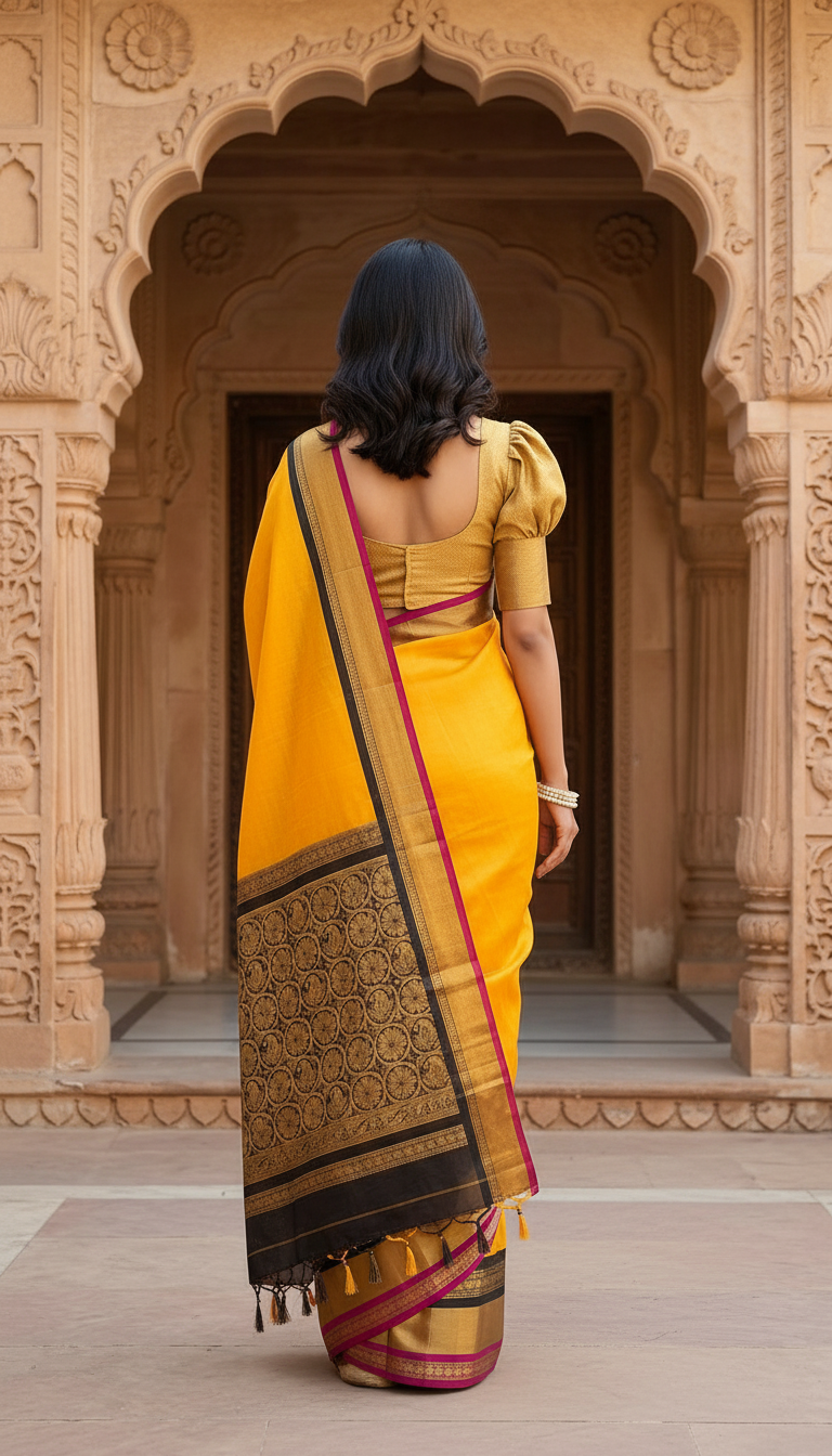 Banarasi Silk Saree view 3