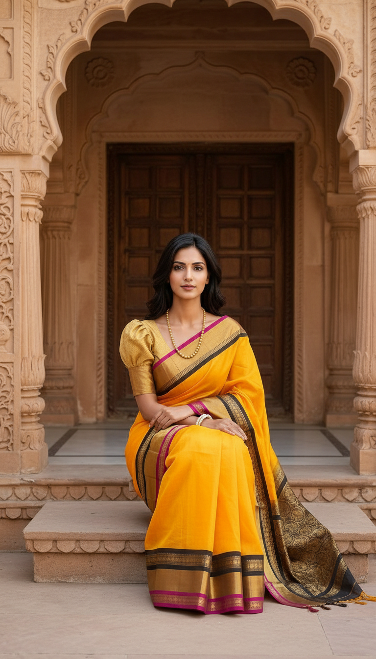 Banarasi Silk Saree view 4