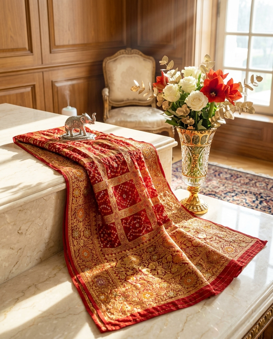 Traditional Bandhani Saree