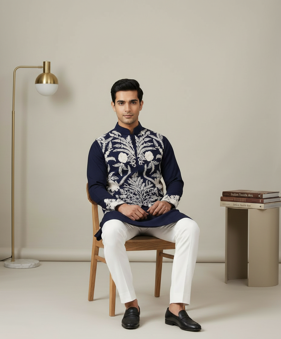 Ojasvi Men Nehru Jacket With Kurta Tc view 4