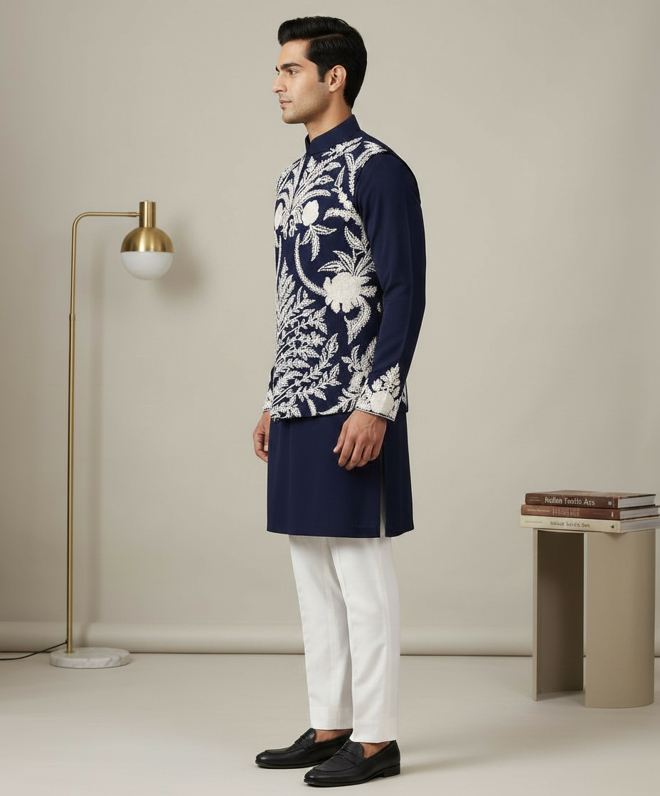 Ojasvi Men Nehru Jacket With Kurta Tc view 2