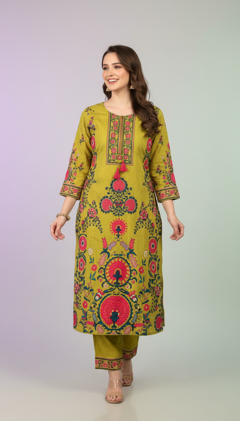 Kurti set with dupatta