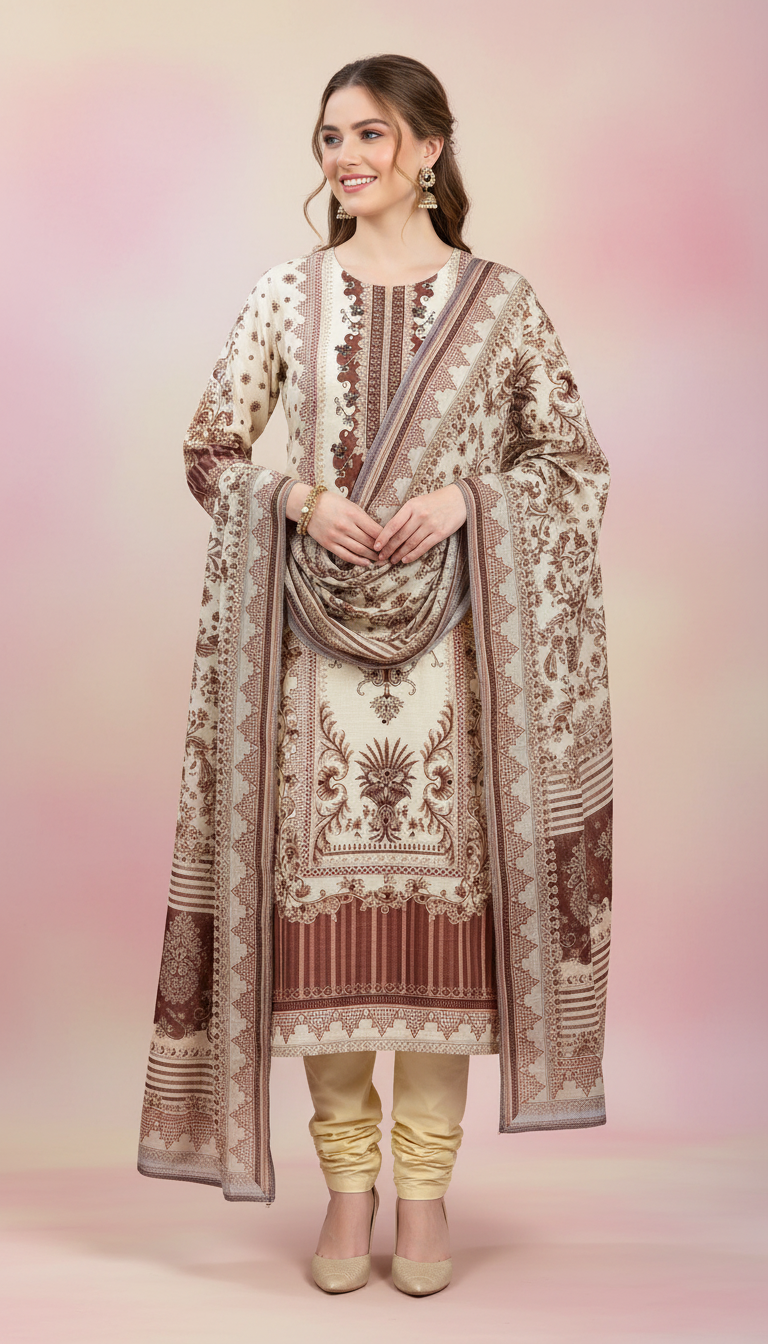 Khadi Cotton Kurti Set