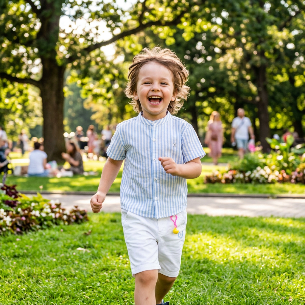 Arieh Striped Shirt and Shorts Set view 2