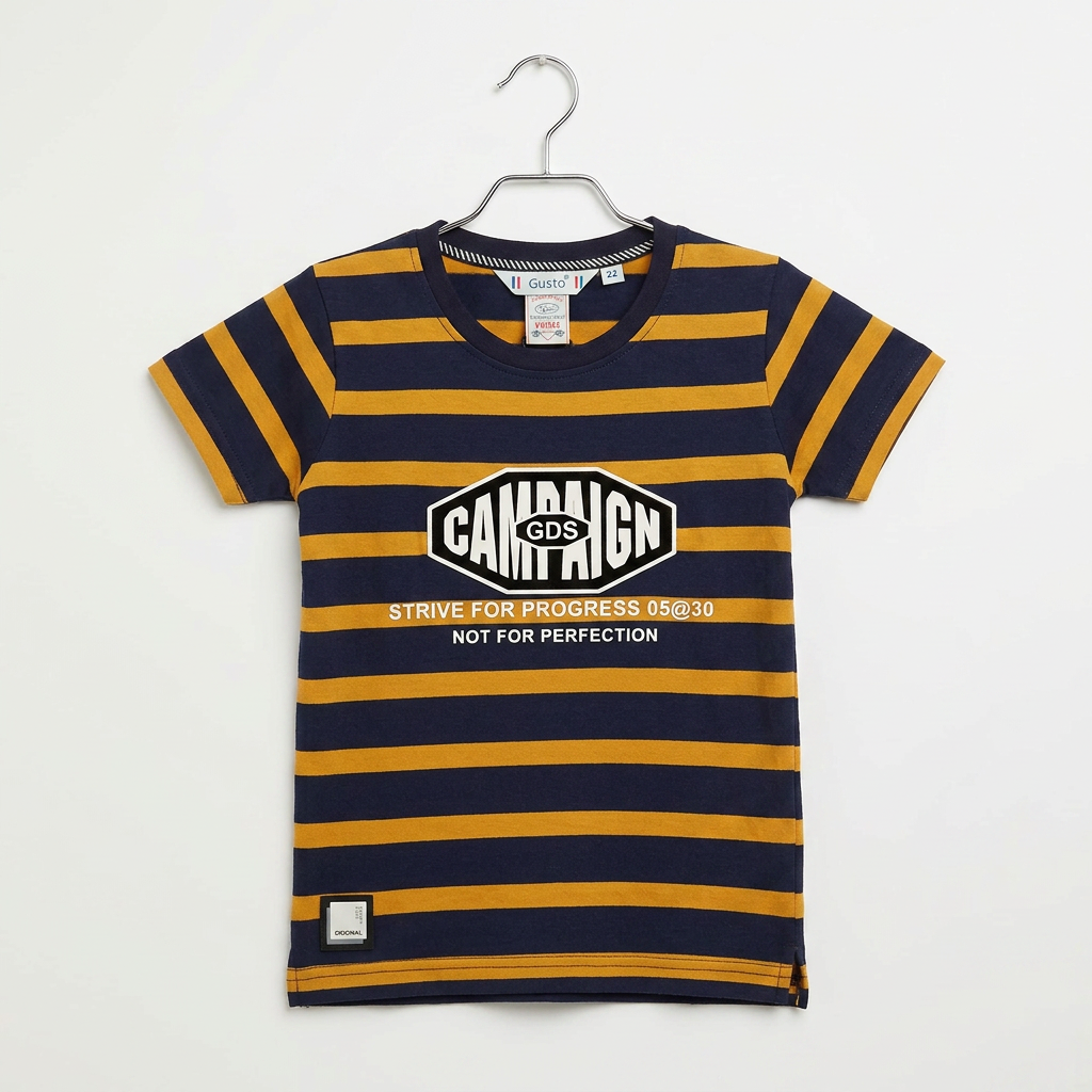 Gussi Campaign Striped T-Shirt view 2