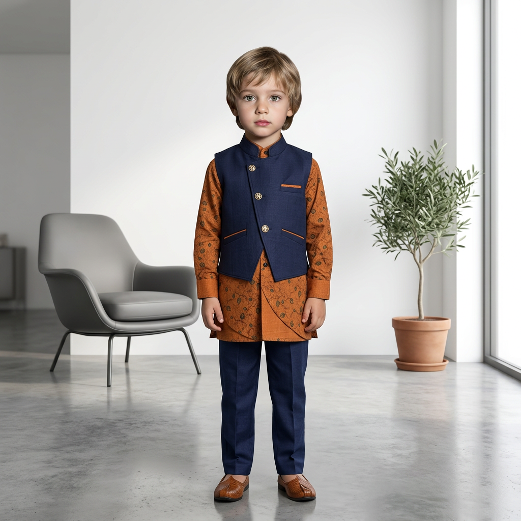 Ethnic Sherwani Set view 2