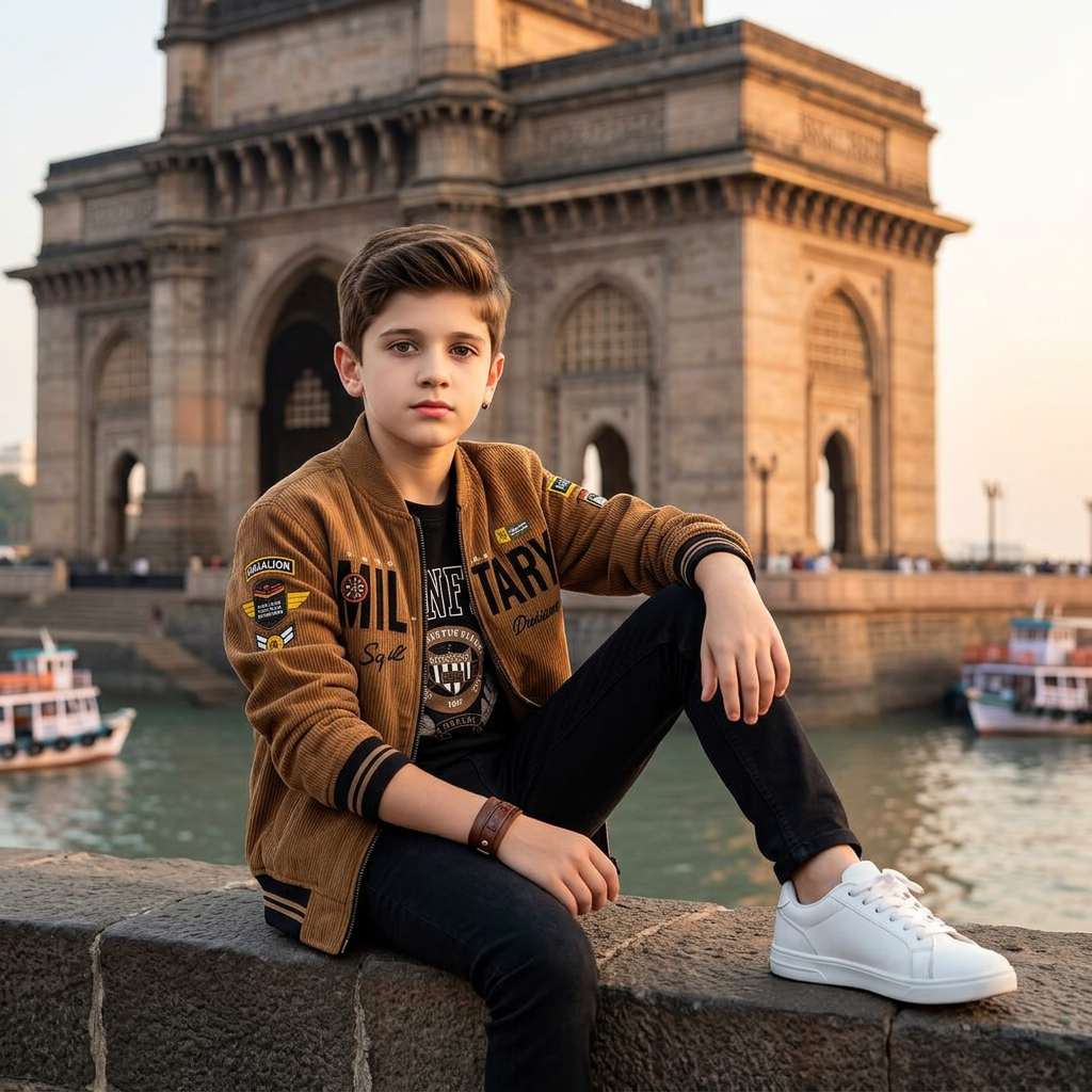 Military Jacket by Sim Sim Kids Wear view 2