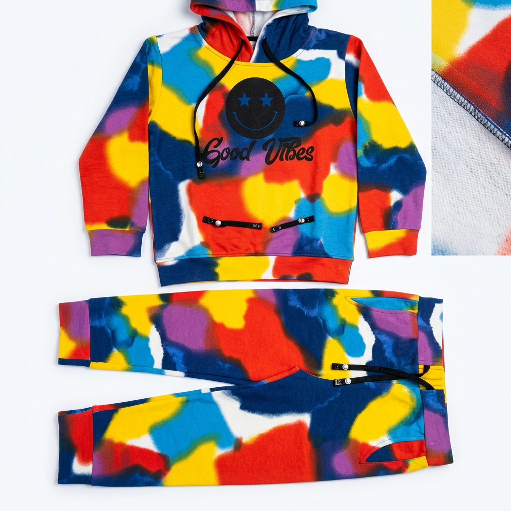 Good Vibes Hoodie Set view 2