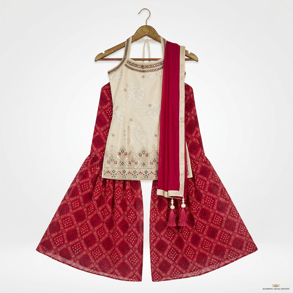 Embroidered Ethnic Set view 2