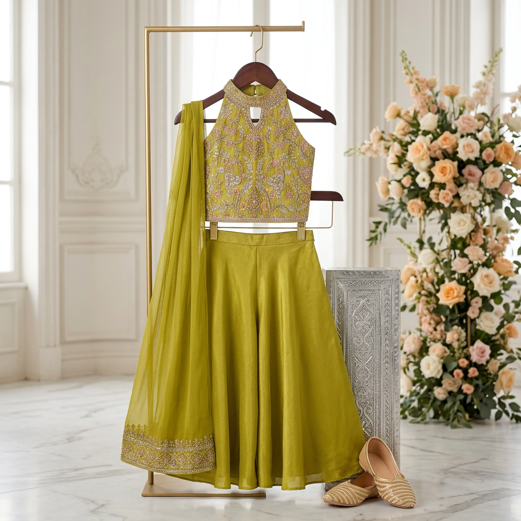 Rasi Creation Embroidered Ethnic Set view 2