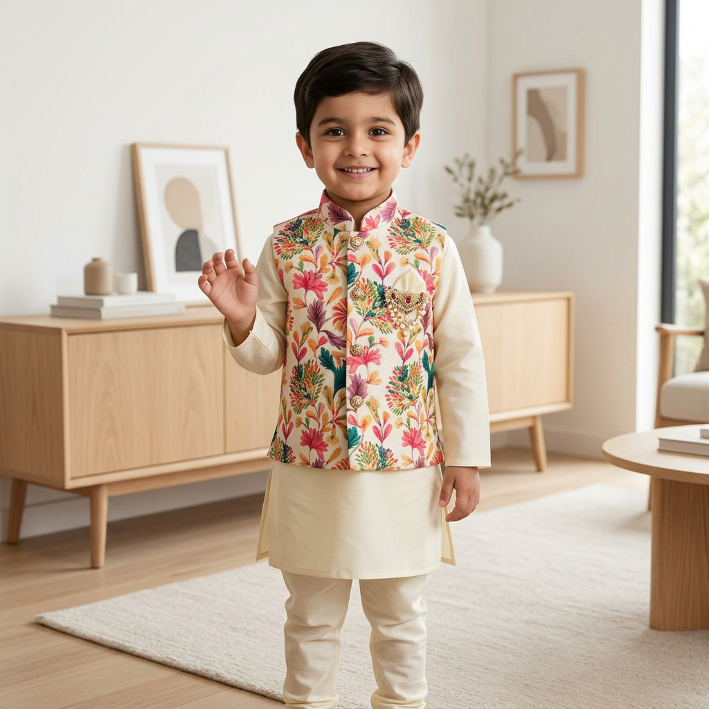 Kook N Keech Boys Ethnic Set