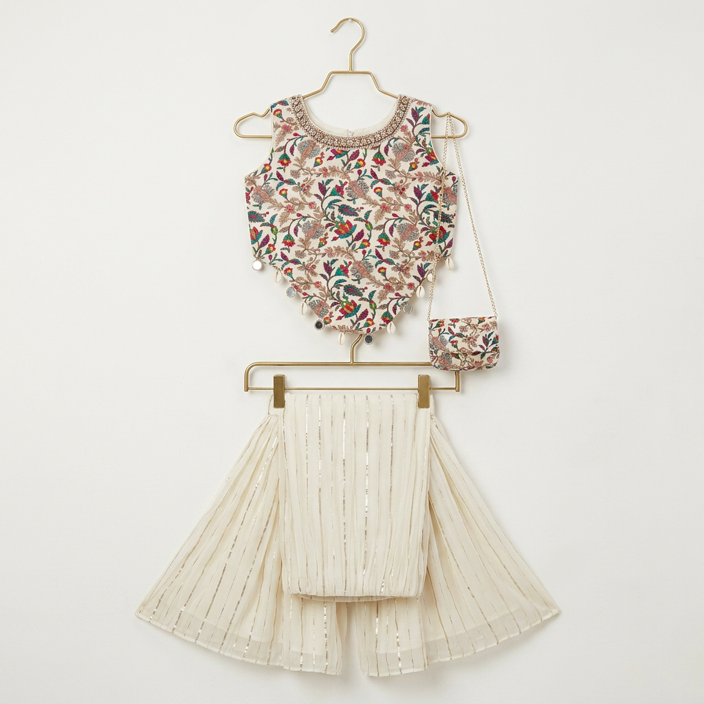 Floral Embroidered Set view 2