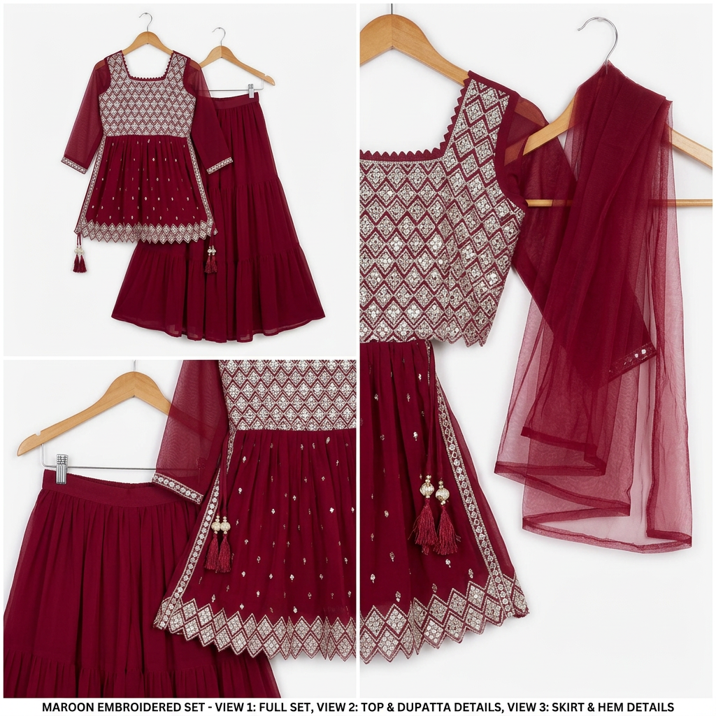 Ethnic Lehenga Choli Set view 2