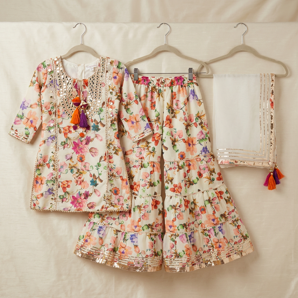 Floral Ethnic Suit view 2