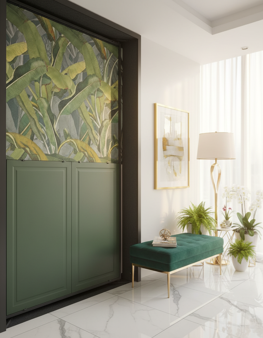 Tropical Leaf Wall Tiles view 3