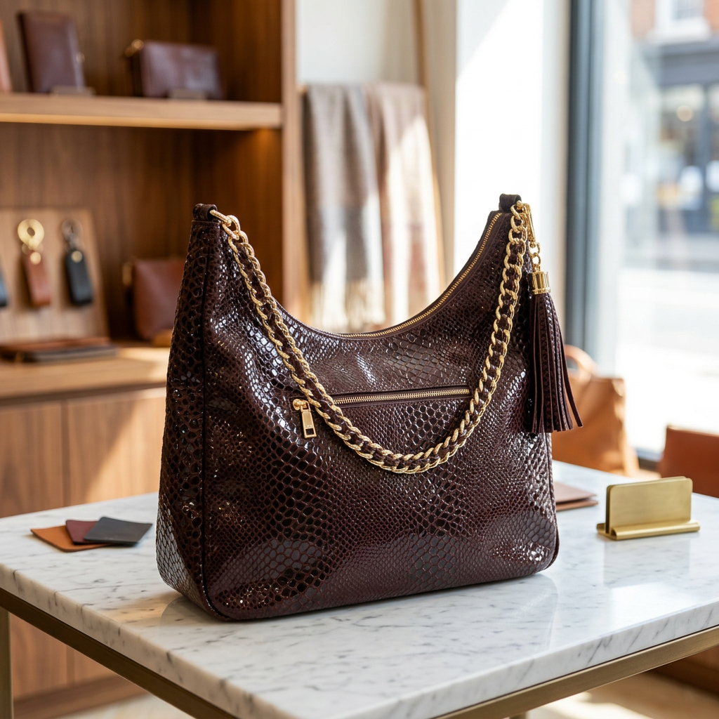 Elegant Python Print Bag view 2