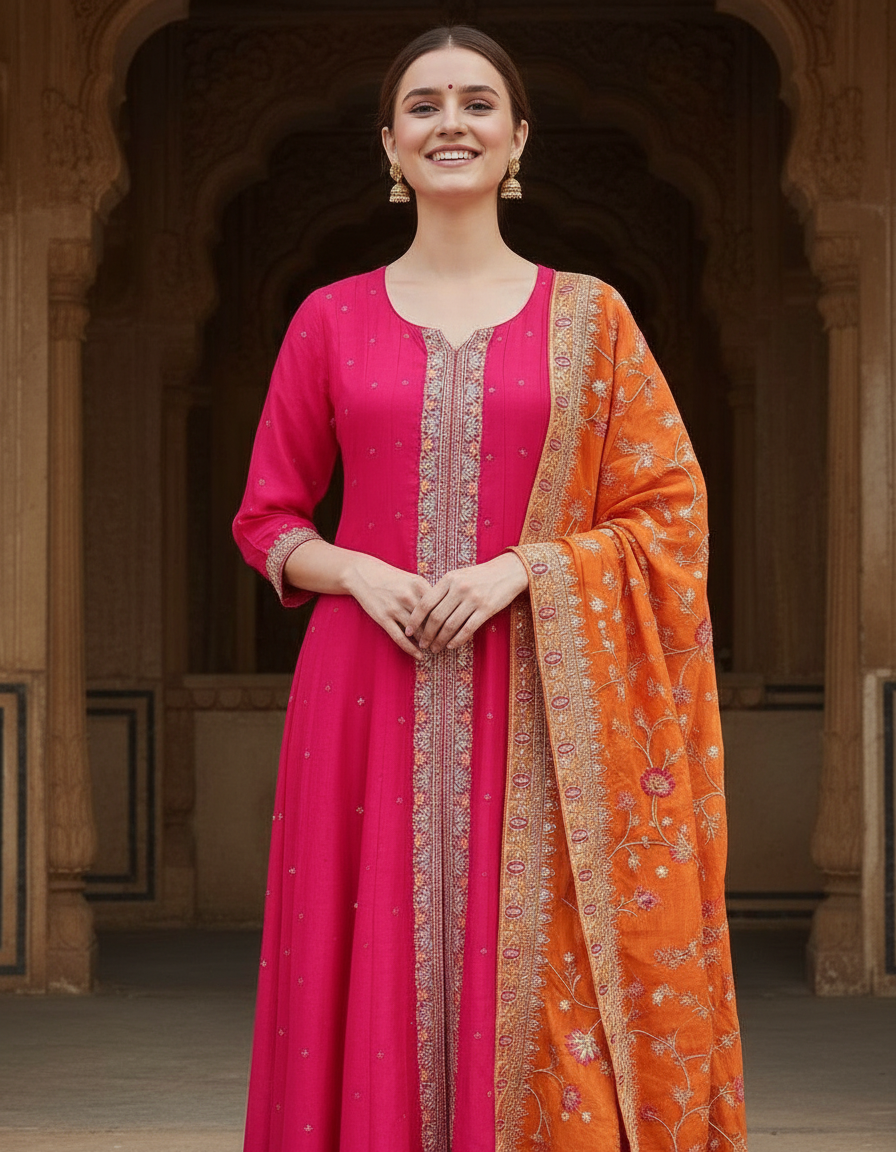 Festive Anarkali Suit view 6
