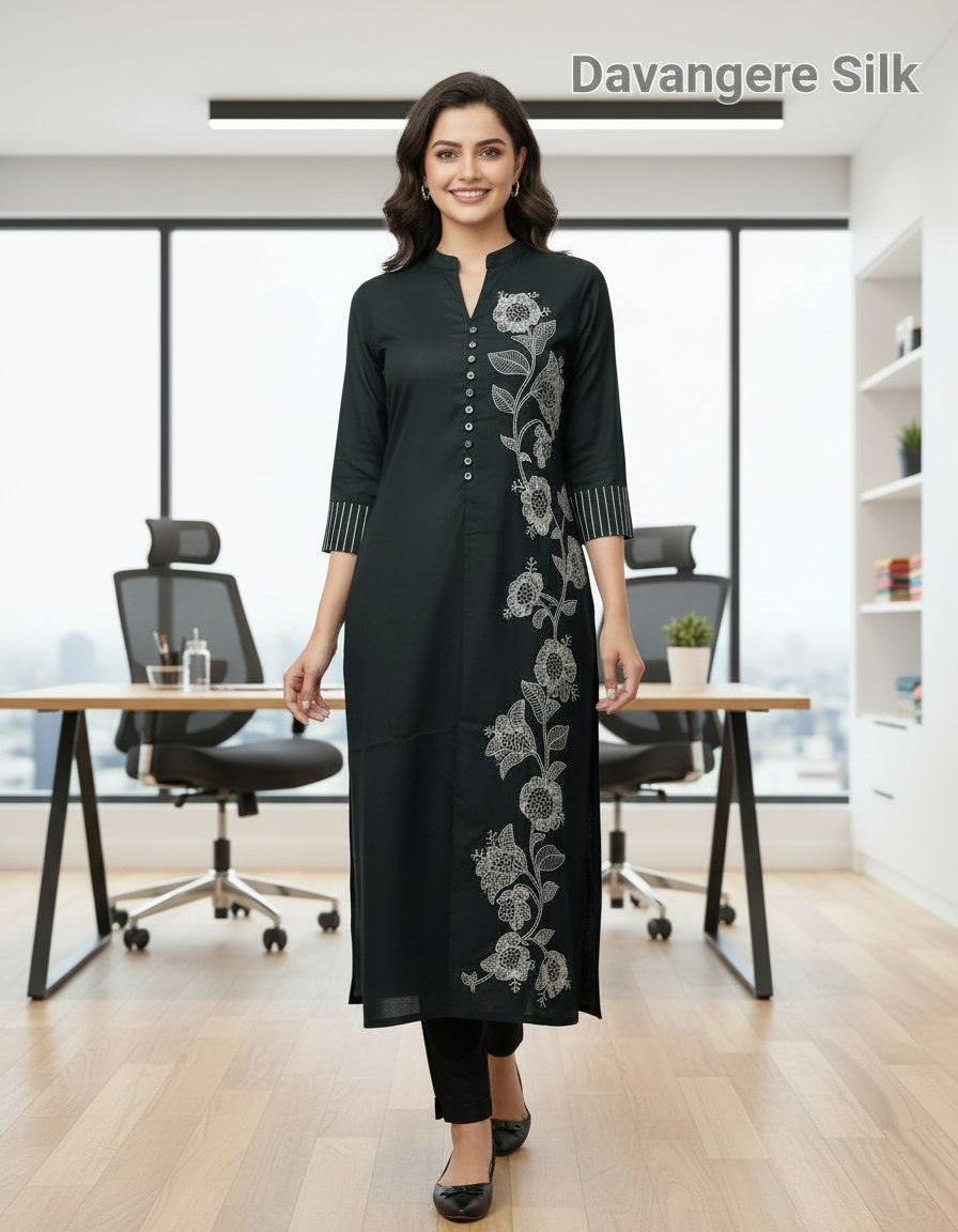 Embroidery Design Kurta