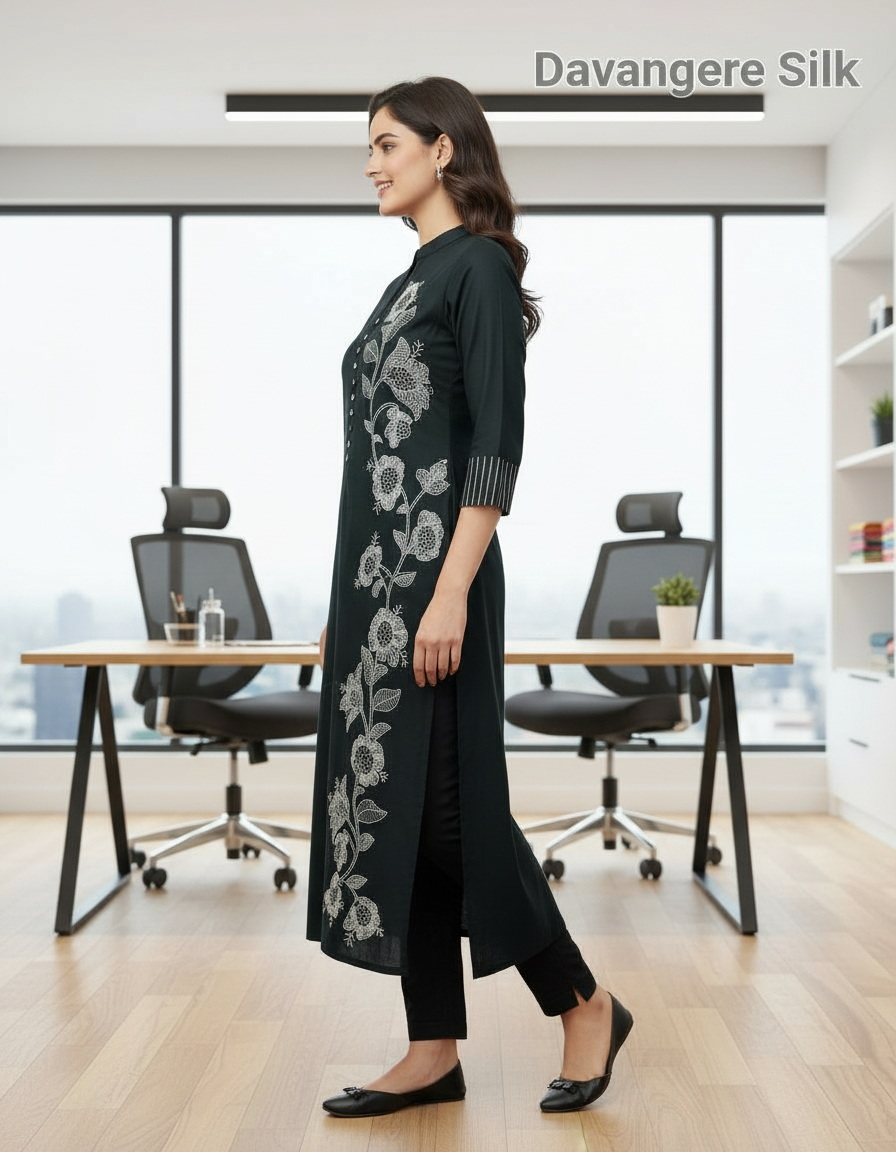 Embroidery Design Kurta view 2