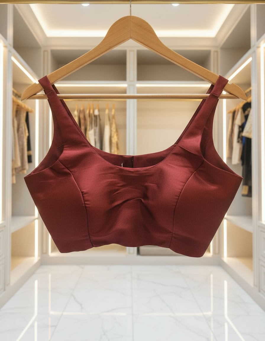 Ready Sleeveless Silk Blouse