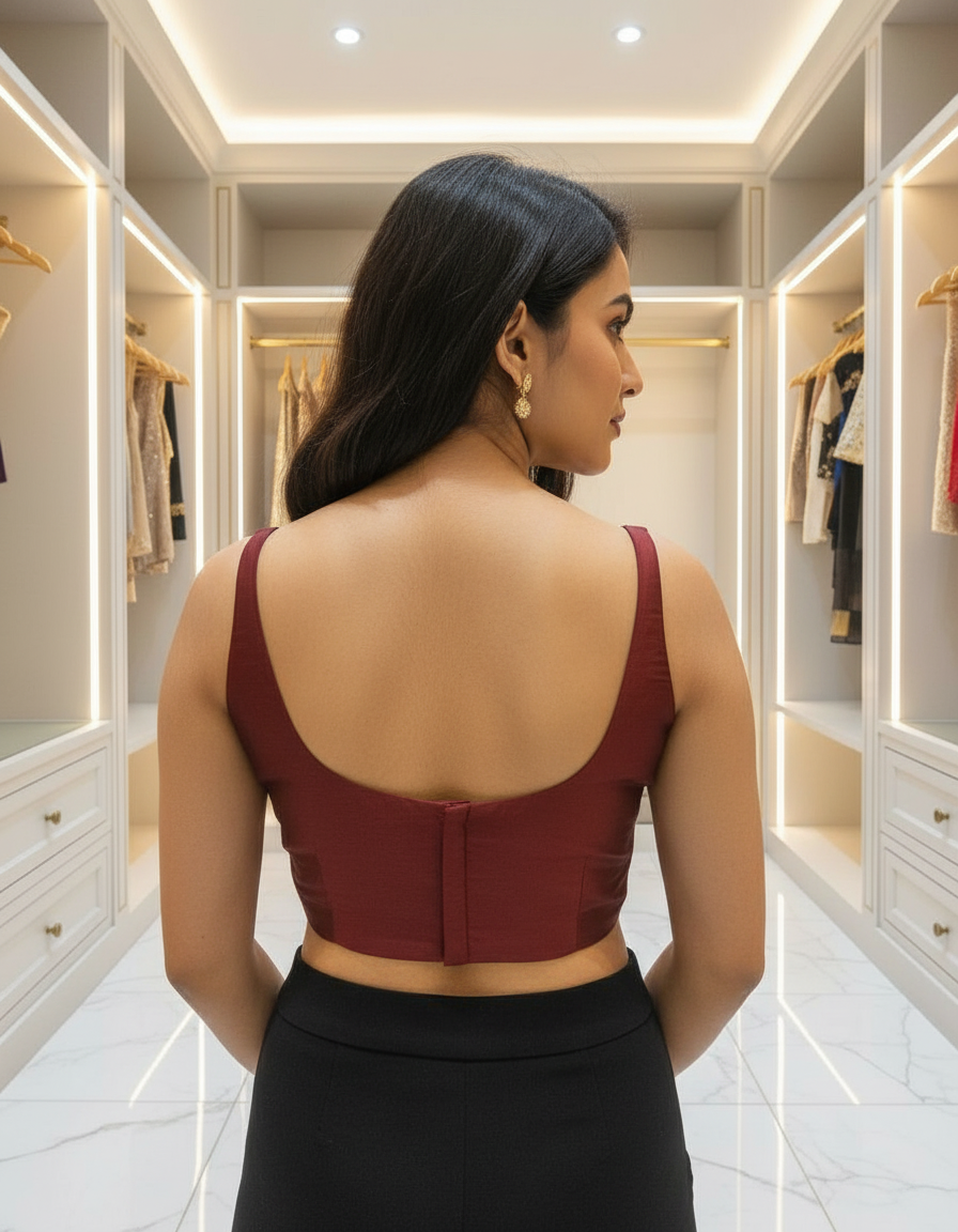 Ready Sleeveless Silk Blouse view 2