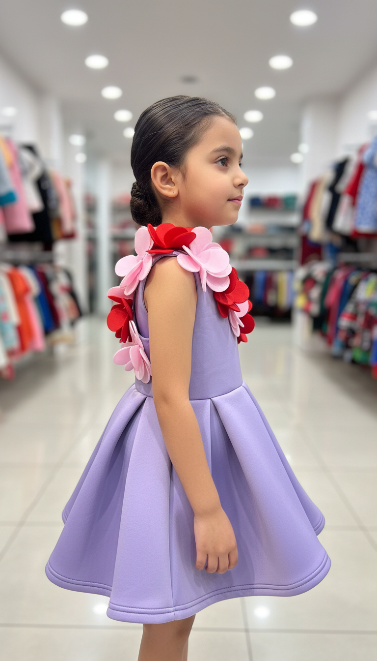 Floral Embellished Dress view 2