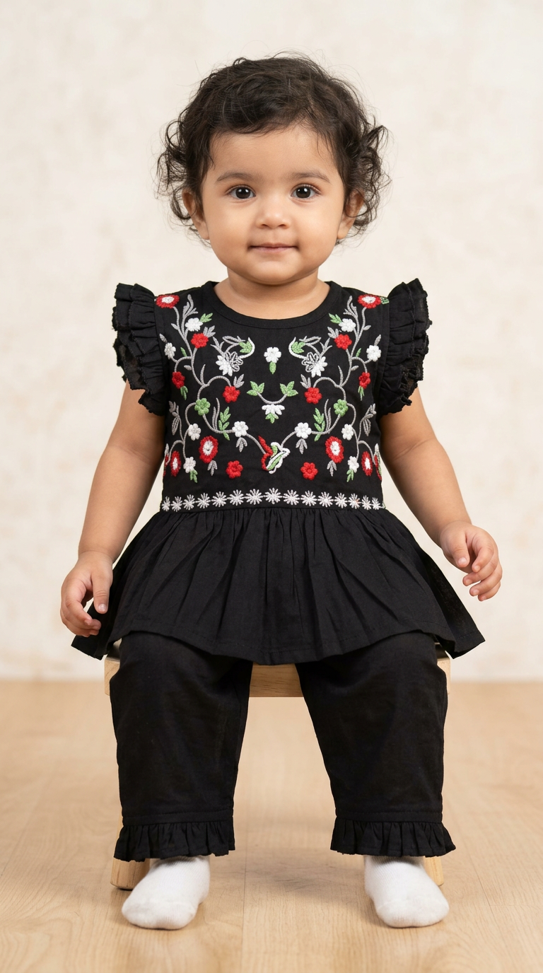 Embroidered Co-ord Set view 6