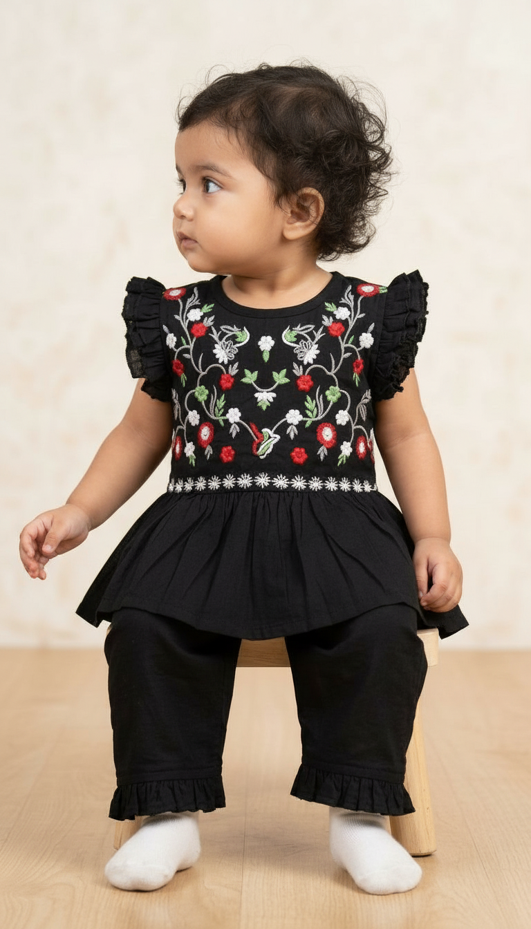Embroidered Co-ord Set view 2