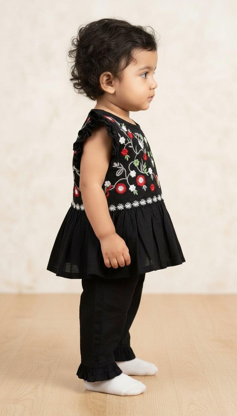 Embroidered Co-ord Set view 3