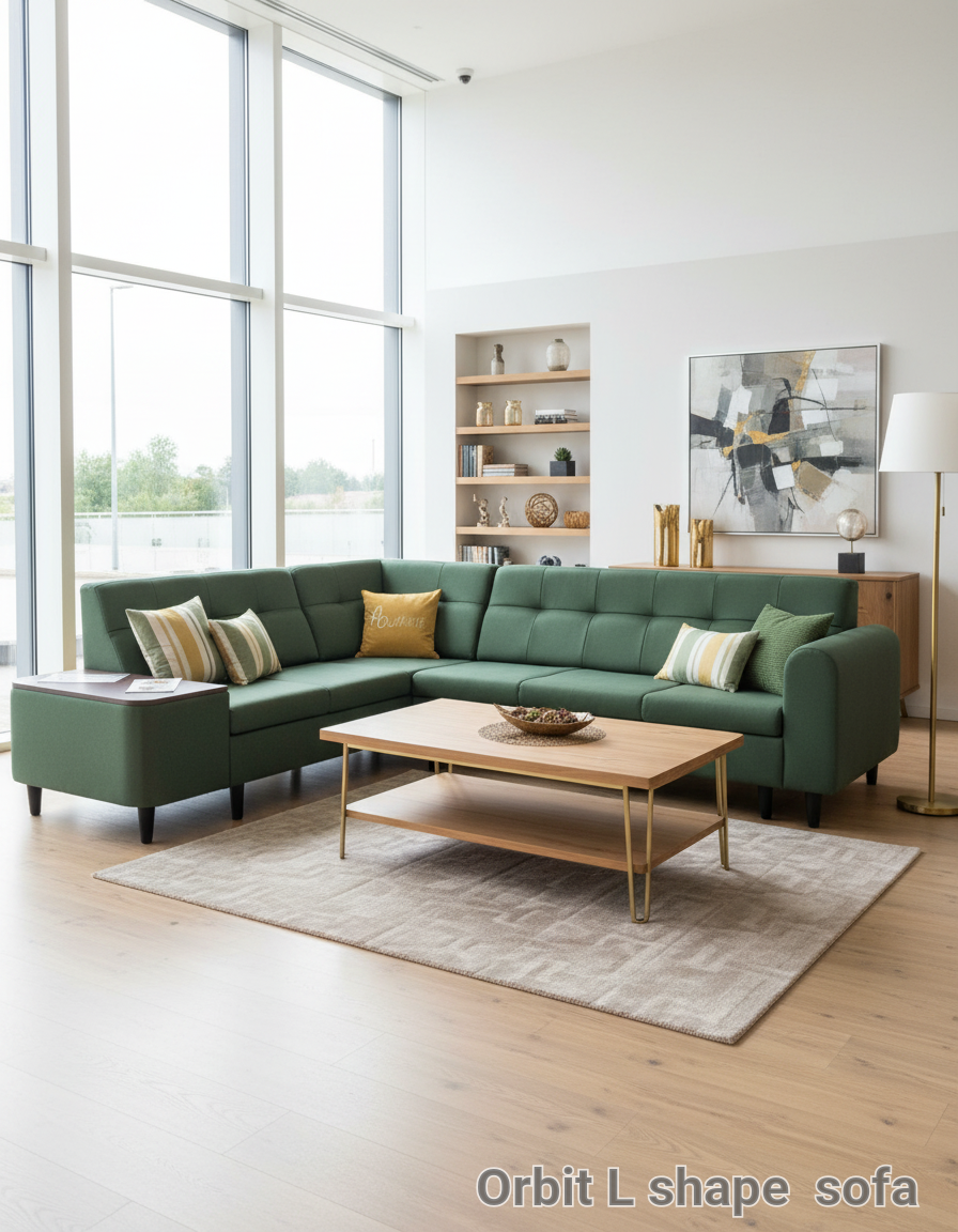 Godrej Orbit L Shape Sofa