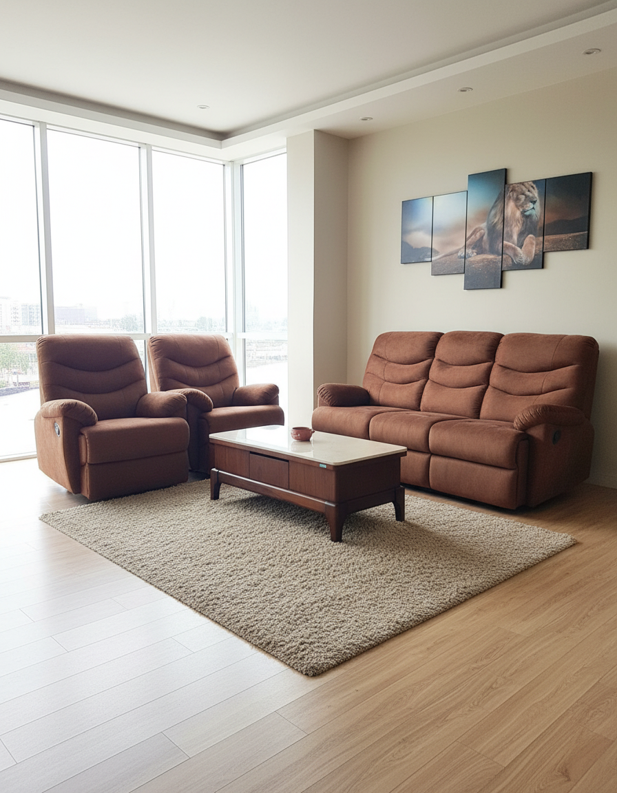 Damro Haily Recliner Sofa Set