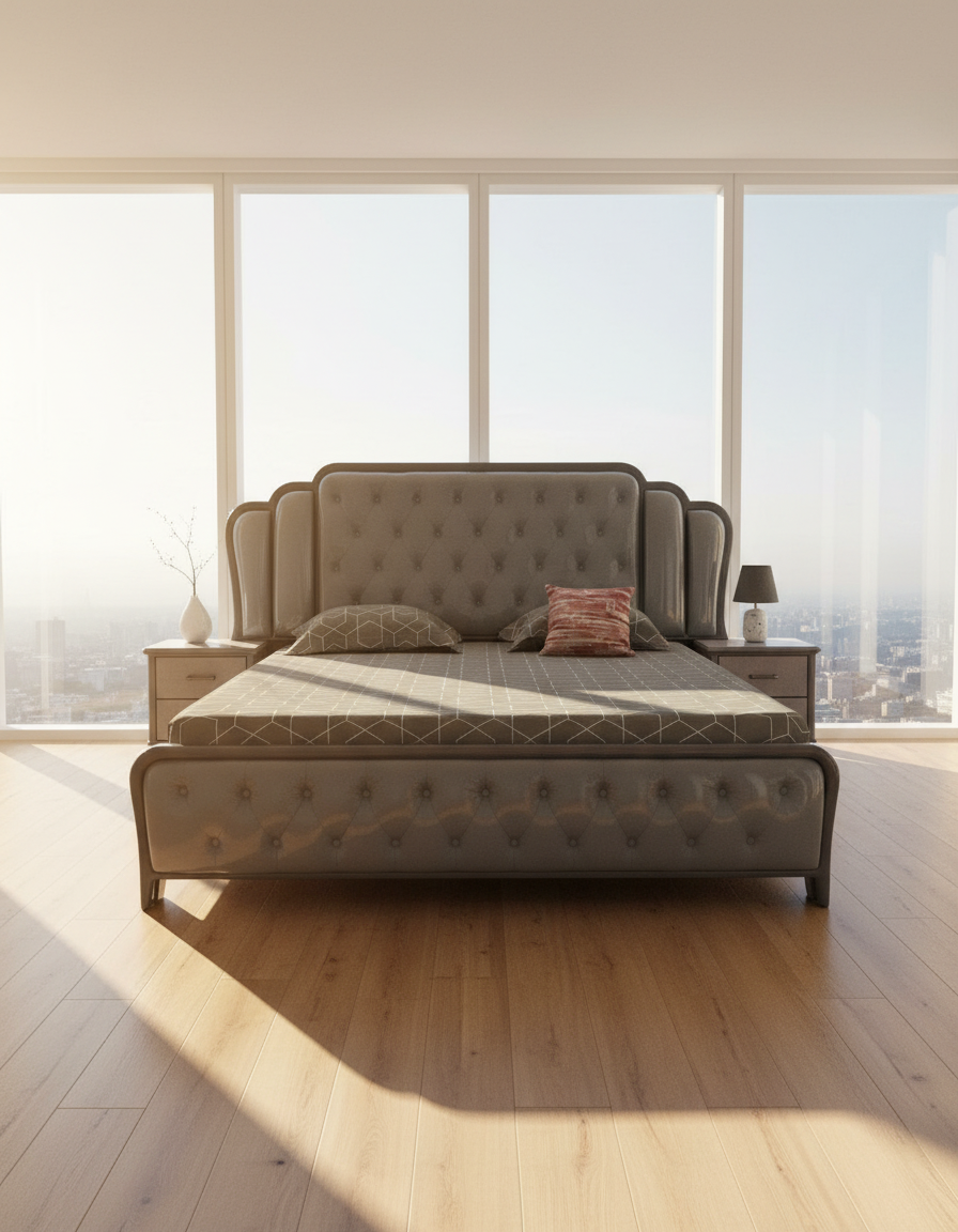 Bed With Side Table