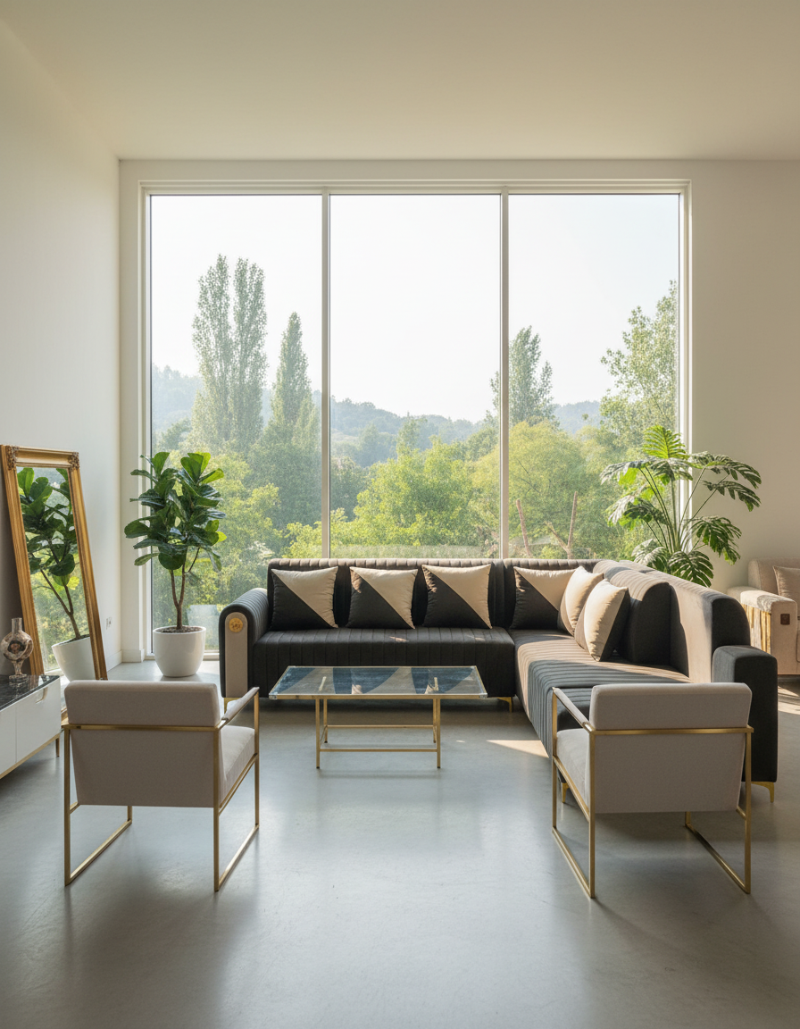 Modern L Shape Sofa
