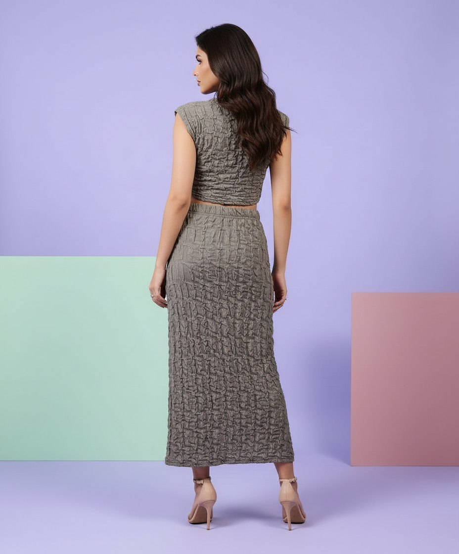 Ruffled Two-Piece Set view 2