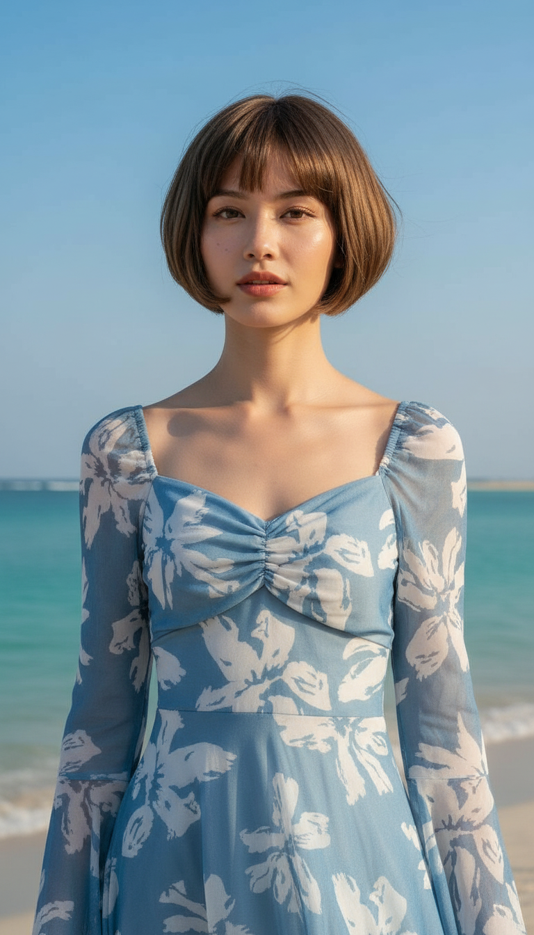 Floral Print Beach Dress view 5