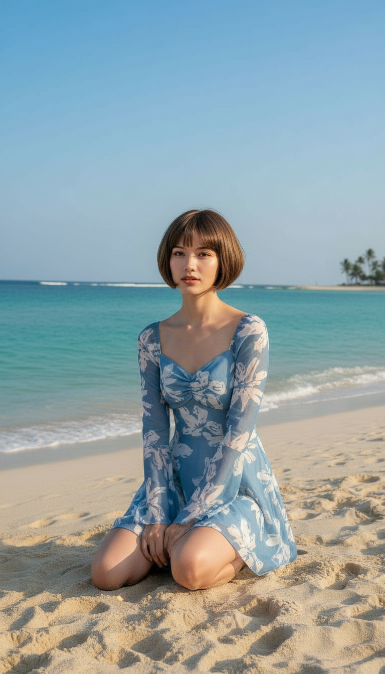 Floral Print Beach Dress view 7