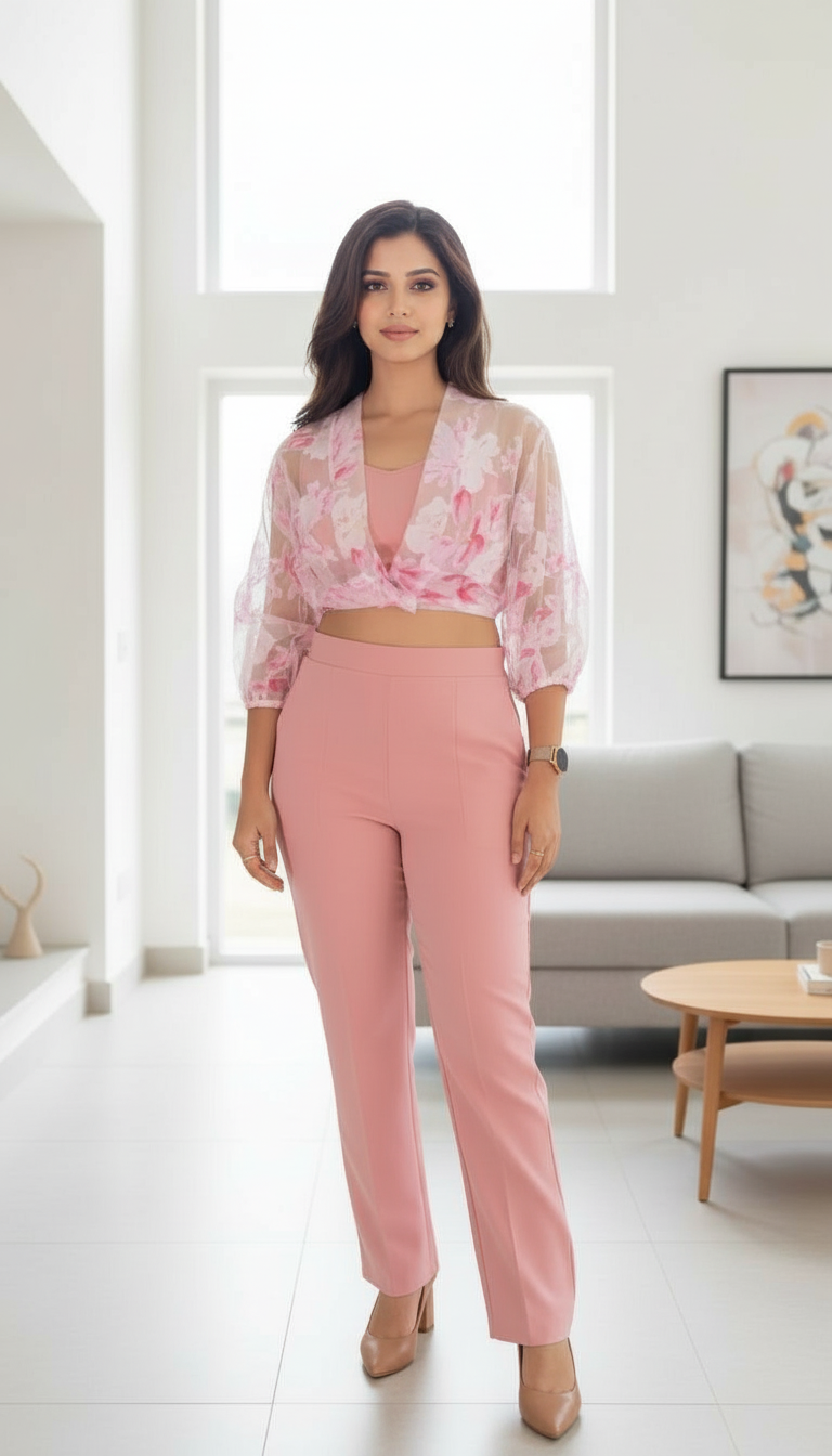 Floral Sheer Top by Want It Flaunt It